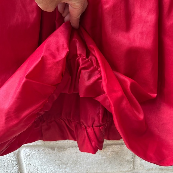 Hanna Andersson 110 Sz 5 Red Bubble Dress Nordic Ribbon Holiday - Picture 2 of 8